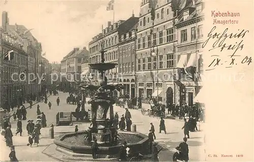 AK / Ansichtskarte Kopenhagen Amagertorv Kopenhagen