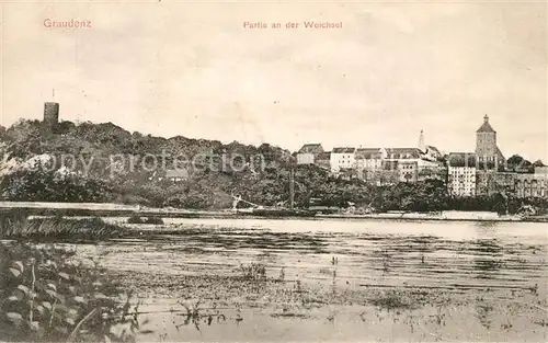 AK / Ansichtskarte Graudenz_Westpreussen Partie an der Weichsel Graudenz_Westpreussen