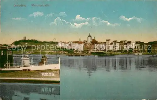 AK / Ansichtskarte Graudenz_Westpreussen Weichselpartie Graudenz_Westpreussen