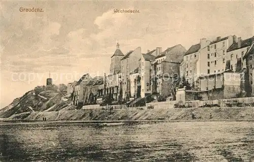 AK / Ansichtskarte Graudenz_Westpreussen Weichselpartie Graudenz_Westpreussen