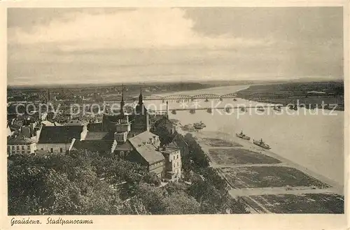 AK / Ansichtskarte Graudenz_Westpreussen Stadtpanorama Graudenz_Westpreussen