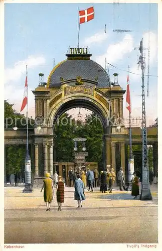 AK / Ansichtskarte Kopenhagen Tivolis Indgang Kopenhagen