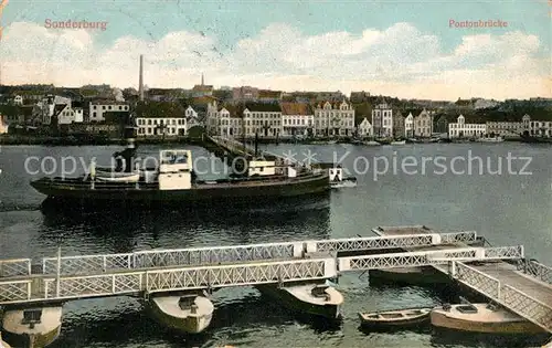 AK / Ansichtskarte Sonderburg Pantonbruecke Sonderburg