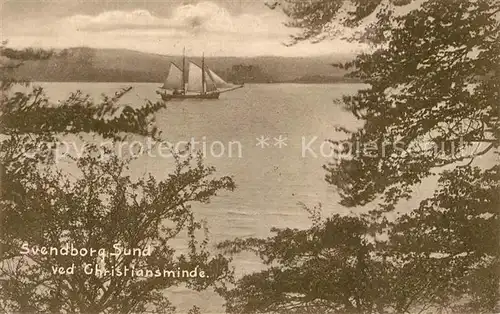 AK / Ansichtskarte Svendborg Sund ved Christiansminde Svendborg