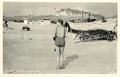 AK / Ansichtskarte Vesterhavet Blokhus Strand Vesterhavet