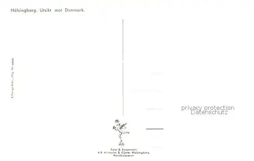 AK / Ansichtskarte Haelsingborg Utsikt mot Danmark Haelsingborg
