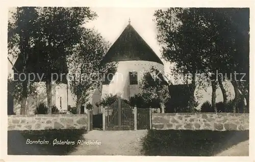 AK / Ansichtskarte Bornholm Osterlars Rundkirke Bornholm