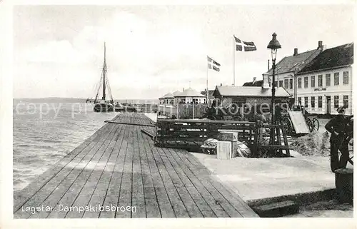 AK / Ansichtskarte Logstor Dampskibsbroen Logstor