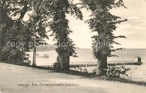 AK / Ansichtskarte Strandmollen Bakken Seebruecke Strandmollen