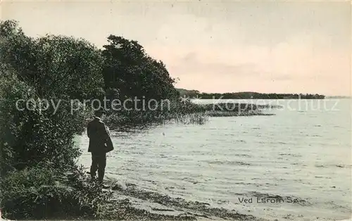 AK / Ansichtskarte Ved Esrom So Partie am See Ved