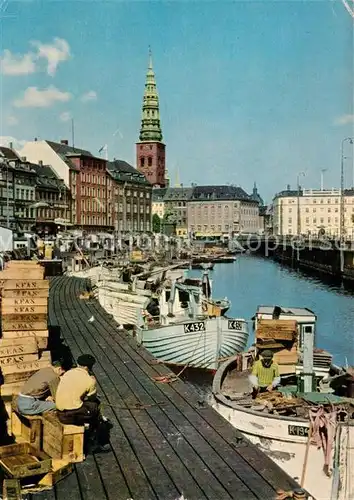 AK / Ansichtskarte Kopenhagen Gammel Strand Hafen Kopenhagen