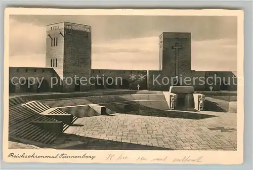 AK / Ansichtskarte Hohenstein_Ostpreussen Reichsehrenmal Tannenberg Hohenstein_Ostpreussen
