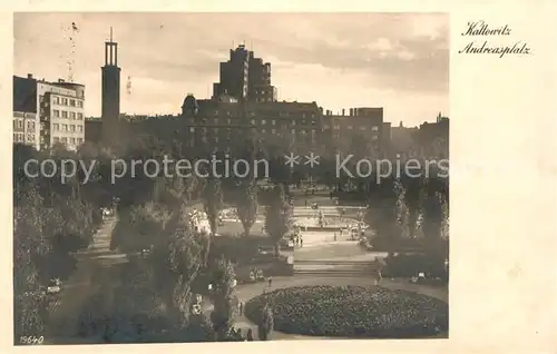 AK / Ansichtskarte Kattowitz Oberschlesien Andreasplatz Kattowitz Oberschlesien
