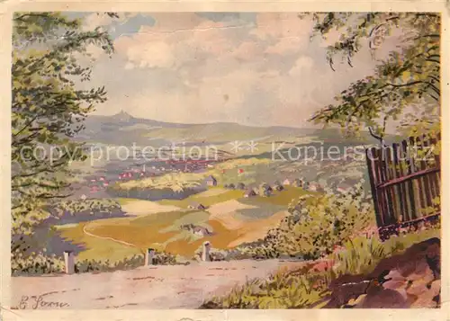 AK / Ansichtskarte Reichenberg_Liberec Kuenstlerkarte Horn Kargl  Reichenberg Liberec