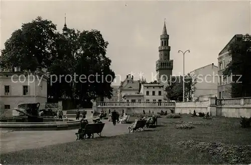 AK / Ansichtskarte Opole_Oberschlesien Skwer na placu Wolnosci Opole_Oberschlesien