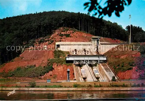 AK / Ansichtskarte Arzviller Plan Incline Transversal Canal de la Marne au Rhin Schiffshebewerk Arzviller
