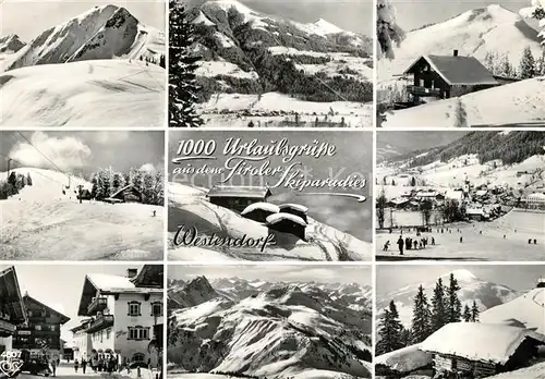 AK / Ansichtskarte Westendorf_Tirol Panorama Tiroler Skiparadies Wintersportplatz Alpen Westendorf_Tirol