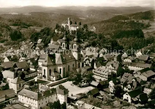 AK / Ansichtskarte Goessweinstein Wallfahrtskirche Fliegeraufnahme Goessweinstein