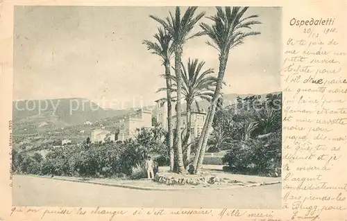 AK / Ansichtskarte Ospedaletti  Ospedaletti