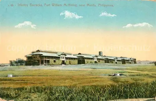 AK / Ansichtskarte Manila_Manila Infantry Barracks Manila_Manila