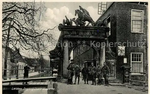 AK / Ansichtskarte Leiden Ingang Doelenkazerne Leiden
