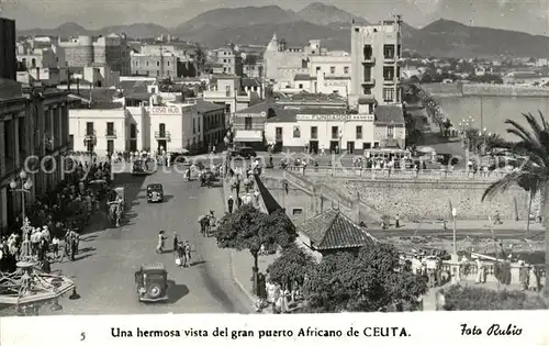 AK / Ansichtskarte Ceuta una hermosa vista del grand puerto Africano Ceuta