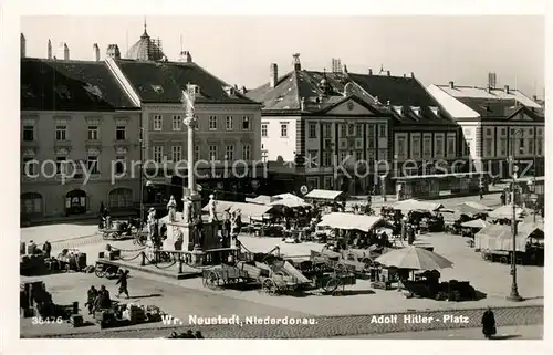 AK / Ansichtskarte Neustadt_Donau Adolf Hitler Platz Neustadt_Donau