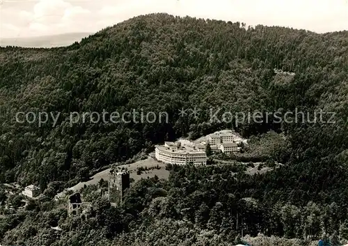 AK / Ansichtskarte Waldkirch_Breisgau Kastelburg Krankenhaus Sanatorium Fliegeraufnahme Waldkirch Breisgau