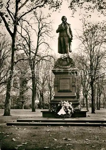 AK / Ansichtskarte Marbach_Neckar Schillerdenkmal von Ernst Rau 1876 Marbach Neckar