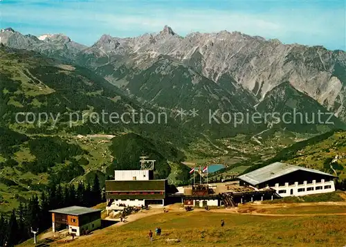 AK / Ansichtskarte Schruns_Vorarlberg Bergstation Kapellalpe Restaurant mit Sonnenterrasse Alpenpark Montafon Schruns Vorarlberg