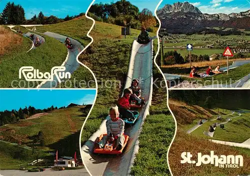 AK / Ansichtskarte St_Johann_Tirol RolbaRun Sommerrodelbahn Internationaler Sommerfrischort St_Johann_Tirol