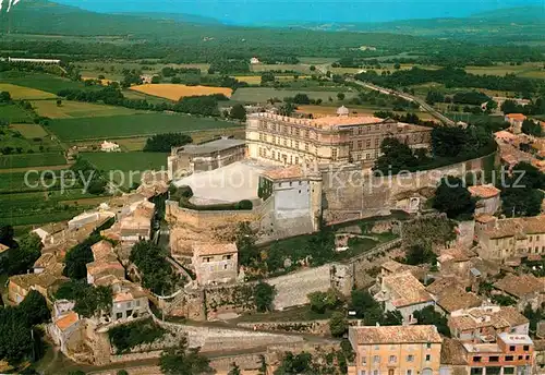 AK / Ansichtskarte Grignan Chateau vue aerienne Grignan