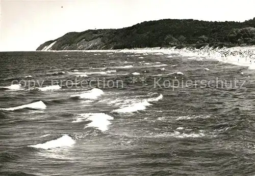 AK / Ansichtskarte Miedzyzdroje Kaweza Gora Kuestenpanorama Strand Miedzyzdroje