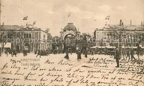 AK / Ansichtskarte Kopenhagen Tivolis Indgang Kopenhagen