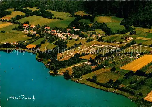 AK / Ansichtskarte Alt Ossiach Fliegeraufnahme Camping Lampele  