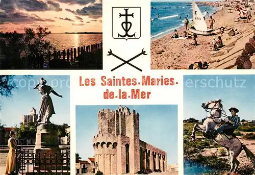 AK / Ansichtskarte Les_Saintes Maries de la Mer  Les
