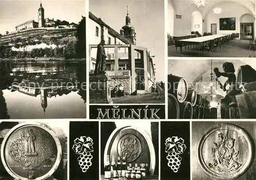 AK / Ansichtskarte Melnik_Tschechien Zamecka vinarna Schloss Weinstube Melnik Tschechien