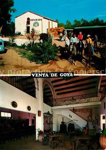 AK / Ansichtskarte Lloret_de_Mar Venta de Goya Finca Gaststaette Pferde Ausritte Lloret_de_Mar