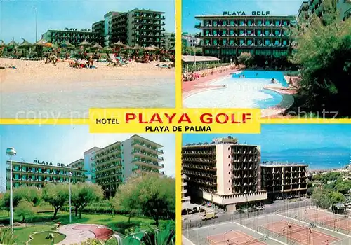 AK / Ansichtskarte Playa_de_Palma_Mallorca Hotel Playa Golf Piscina Tennis Playa_de_Palma_Mallorca