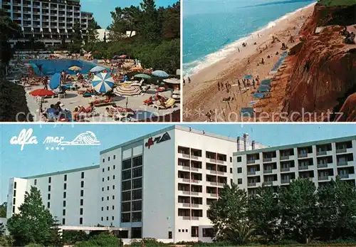 AK / Ansichtskarte Albufeira Hotel alfa mar Piscina Playa Albufeira