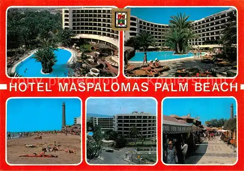 AK / Ansichtskarte Maspalomas Hotel Maspalomas Palm Beach Piscina Playa Maspalomas