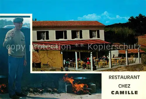AK / Ansichtskarte Ramatuelle Restaurant Chez Camille Ramatuelle