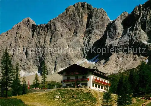 AK / Ansichtskarte Ramsau_Dachstein_Steiermark Berghotel Tuerlwand gegen Hohen Dachstein Dachsteingebirge Ramsau_Dachstein