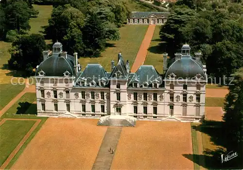 AK / Ansichtskarte Cheverny Chateau XVII siecle vue aerienne Collection Les Merveilles du Val de Loire Cheverny