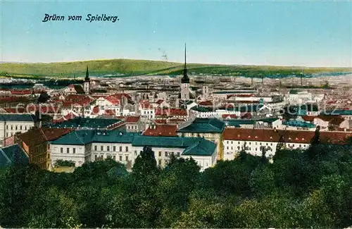 AK / Ansichtskarte Bruenn_Brno Blick vom Spielberg Bruenn_Brno