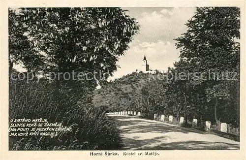 AK / Ansichtskarte Horni_Sarka Kostel sv Mateje 