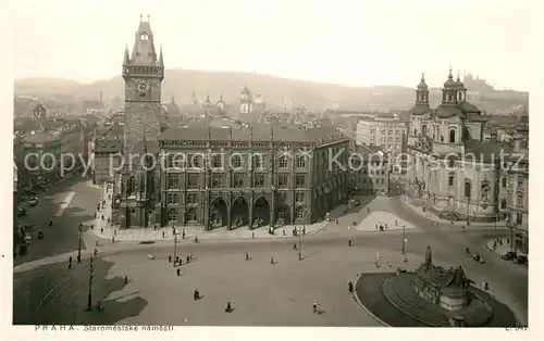 AK / Ansichtskarte Praha_Prahy_Prague Staromestske namesti Praha_Prahy_Prague