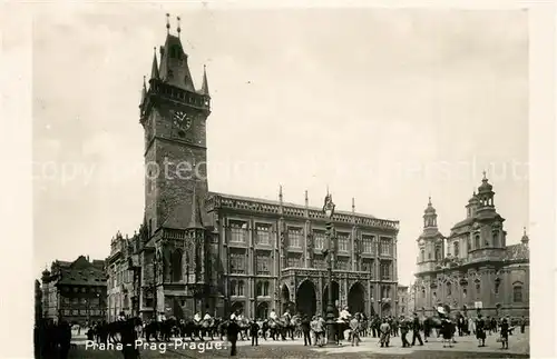 AK / Ansichtskarte Prag_Prahy_Prague Rathaus Prag_Prahy_Prague