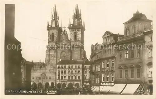 AK / Ansichtskarte Praha_Prahy_Prague Staromestske namesti Praha_Prahy_Prague