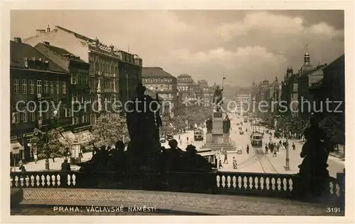AK / Ansichtskarte Prag_Prahy_Prague Vaclavske namesti Prag_Prahy_Prague